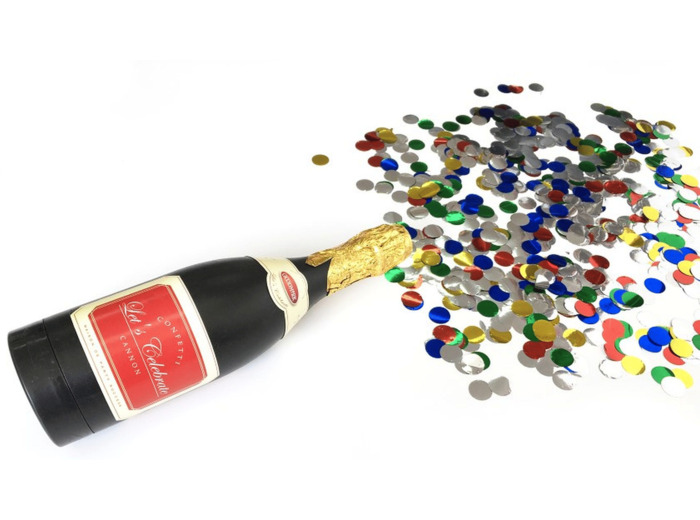 BOUTEILLE A CONFETTI