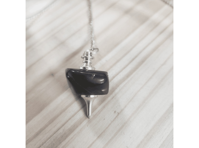 Pendule pierre forme mixte