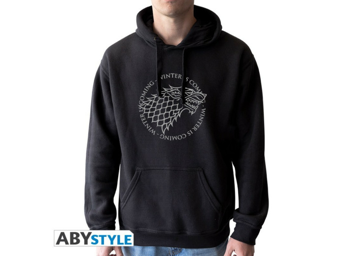 GAME OF THRONES - Sweat - "Stark" homme sans zip black
