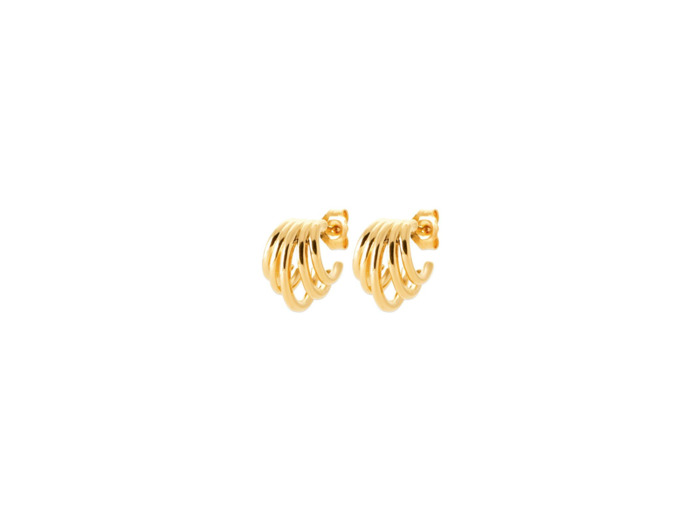 Boucles d'oreilles en plaqué or