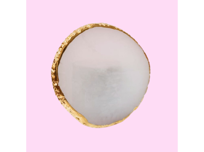 SUPPORT EN MARBRE- BLANC