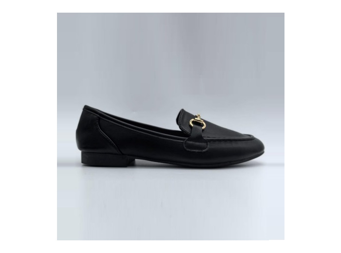 Mocassin femme noir