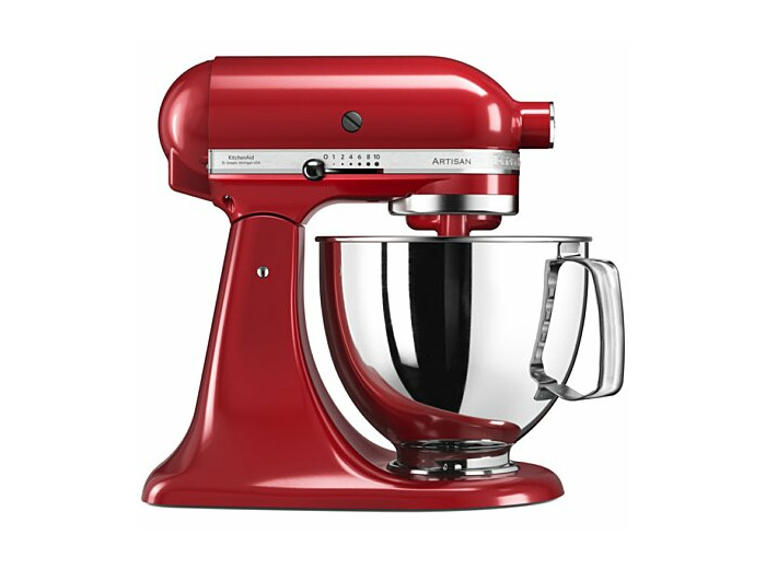Robot sur socle 4,83l 300w rouge empire artisan - 5ksm125eer - kitchenaid