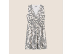 Robe évasée fluide col en V