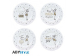 DISNEY - Set de 4 Assiettes - Clochette