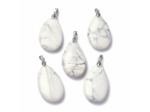 Pendentif howlite forme larme