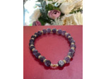 Bracelet Améthyste avec strass