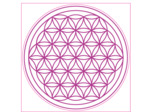Stickers Fleur de vie 39€ 50cm*50cm