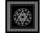 Tapis divination,tirage oracle, tarot noir