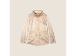 Parka courte métallisée