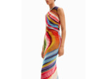 ROBE MIDI TULLE ONDES
