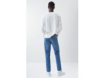 Jean Tapered avec délavage vintage