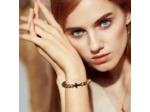 Bracelet Oeil de tigre avec croix