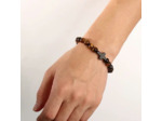 Bracelet Oeil de tigre avec croix