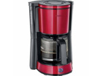 Ka4817 cafetiere severin, noir/rouge métallique, 1000 w, 1.4 l