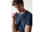 T-shirt teinté végétal et avec poche
