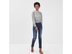 Jeans girlfriend taille haute