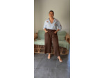 Pantalon gaze de coton BROWNIE
