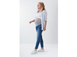 Jeans Maternity Hope cropped de couleur moyenne