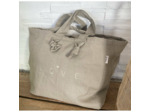 Sac Cabas Lin Brodé 'LOVE'