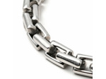 Bracelet maille rectangulaire acier inoxydable