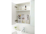 Yamazaki - Etui de rangement de maquillage -Tower blanc