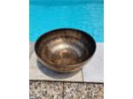 Bol Chantant Tibétain - Cho-pa Gravé avec symbole sacrée 24 cm
