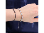 Bougie de Cristal du Zodiaque avec Bracelet de Pierres Précieuses - Cancer