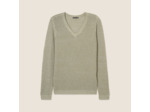 Pull manches longues col en V