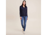 Gilet manches longues capuche