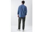 Chemise fit regular effet denim