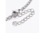 Maeliss bracelet de cheville en acier inoxydable