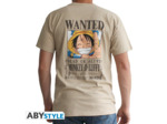 ONE PIECE - Tshirt "Wanted Luffy" homme MC sand