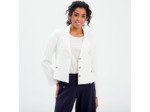 Veste city droite boutonnée