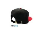NARUTO SHIPPUDEN - Casquette snapback- Noir & Rouge - Uchiwa