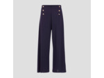 Pantalon large à pont