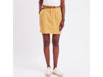 Jupe chino droite ceinturée