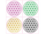 Stickers Fleur de vie 22€ 25cm*25cm