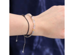 Bougie de Cristal du Zodiaque avec Bracelet de Pierres Précieuses - Gémeaux