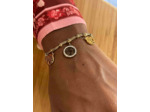 Bracelet jonc arbre de vie doré