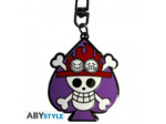 ONE PIECE - Porte-clés Skull Ace