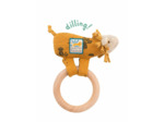 Hochet anneau bois Lion Moulin Roty - 669006