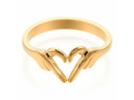HANDHEART BAGUE ACIER INOXYDABLE