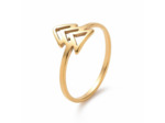 CHEVRON BAGUE ACIER INOXYDABLE