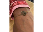 Bracelet jonc arbre de vie doré