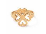 GOOD LUCK BAGUE ACIER INOXYDABLE