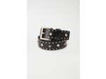 CEINTURE EN CUIR, AVEC RIVETS