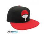 NARUTO SHIPPUDEN - Casquette snapback- Noir & Rouge - Uchiwa