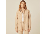 Veste droite boutonnée