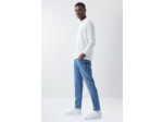 Jean Tapered avec délavage vintage